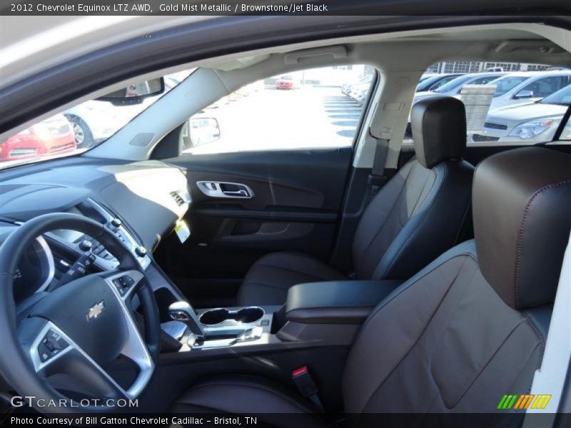 Gold Mist Metallic / Brownstone/Jet Black 2012 Chevrolet Equinox LTZ AWD