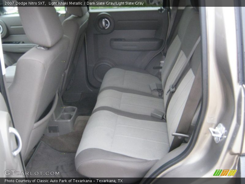 Light Khaki Metallic / Dark Slate Gray/Light Slate Gray 2007 Dodge Nitro SXT