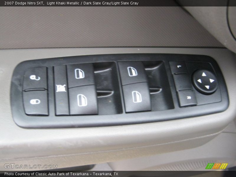 Light Khaki Metallic / Dark Slate Gray/Light Slate Gray 2007 Dodge Nitro SXT