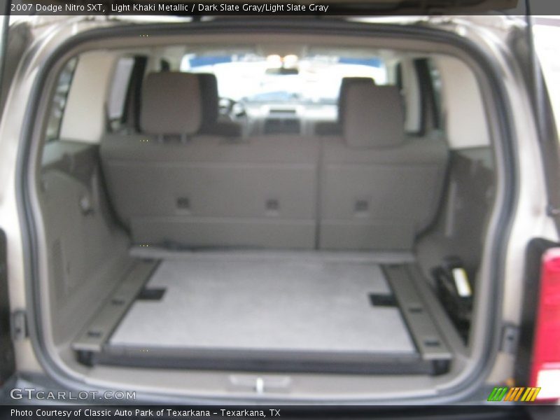 Light Khaki Metallic / Dark Slate Gray/Light Slate Gray 2007 Dodge Nitro SXT