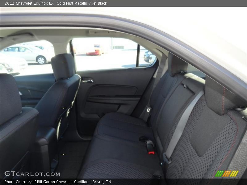 Gold Mist Metallic / Jet Black 2012 Chevrolet Equinox LS