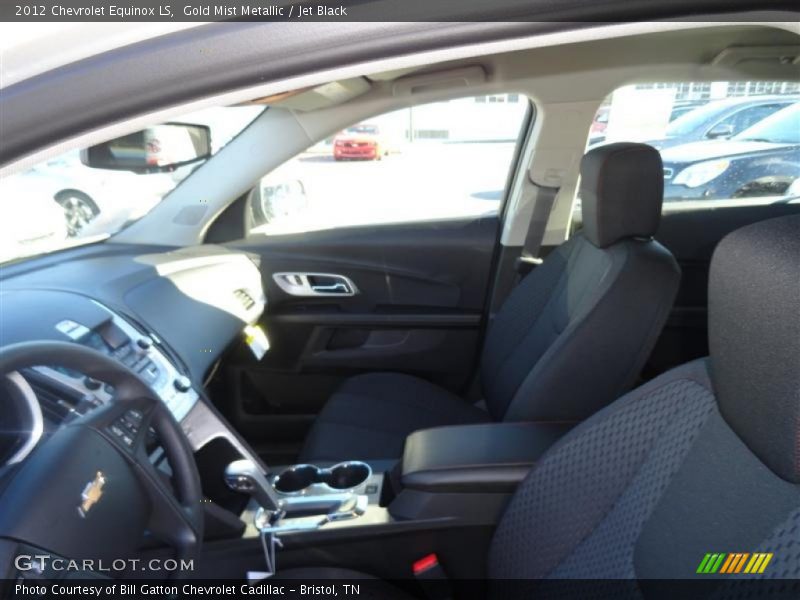 Gold Mist Metallic / Jet Black 2012 Chevrolet Equinox LS