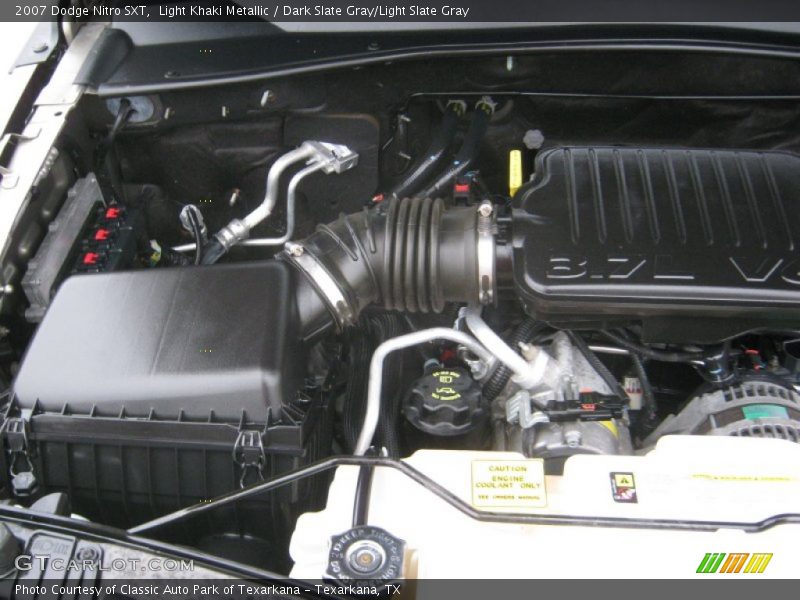 Light Khaki Metallic / Dark Slate Gray/Light Slate Gray 2007 Dodge Nitro SXT