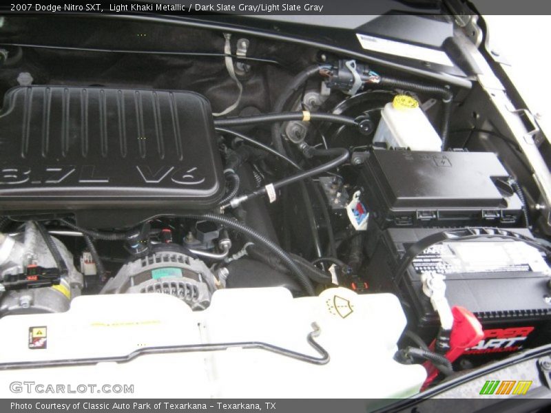Light Khaki Metallic / Dark Slate Gray/Light Slate Gray 2007 Dodge Nitro SXT