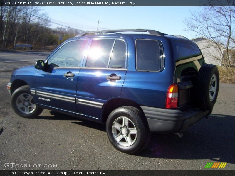  2003 Tracker 4WD Hard Top Indigo Blue Metallic