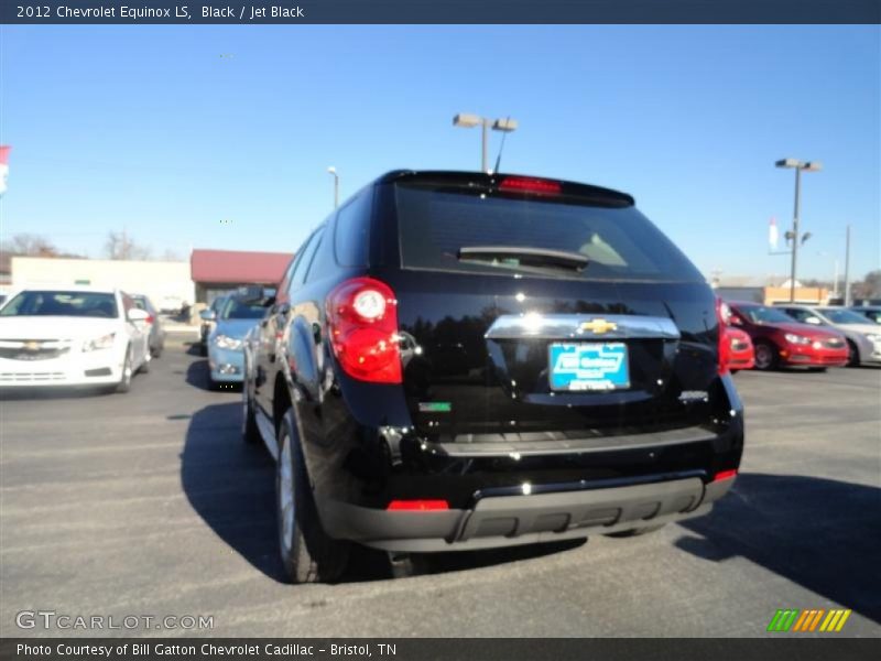 Black / Jet Black 2012 Chevrolet Equinox LS