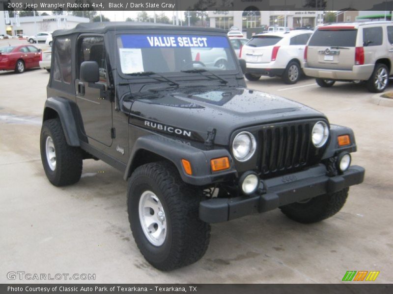 Black / Dark Slate Gray 2005 Jeep Wrangler Rubicon 4x4