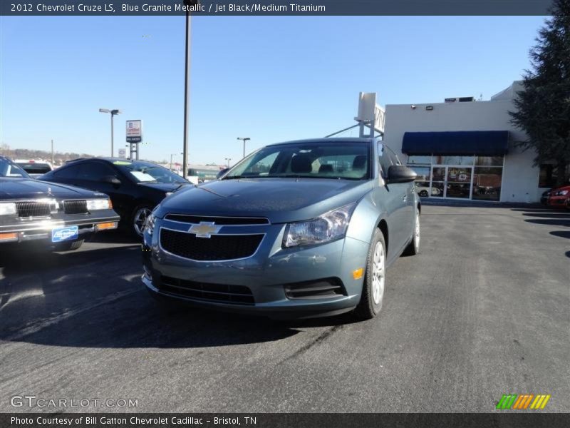 Blue Granite Metallic / Jet Black/Medium Titanium 2012 Chevrolet Cruze LS