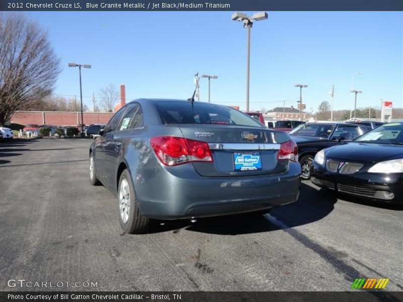 Blue Granite Metallic / Jet Black/Medium Titanium 2012 Chevrolet Cruze LS