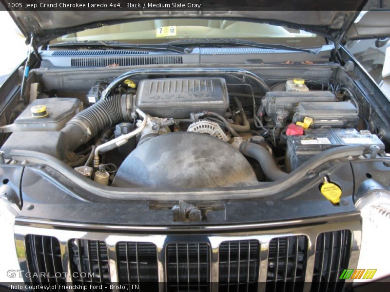 Black / Medium Slate Gray 2005 Jeep Grand Cherokee Laredo 4x4