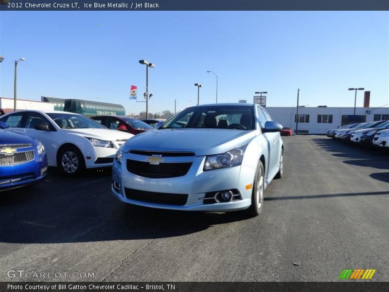 Ice Blue Metallic / Jet Black 2012 Chevrolet Cruze LT