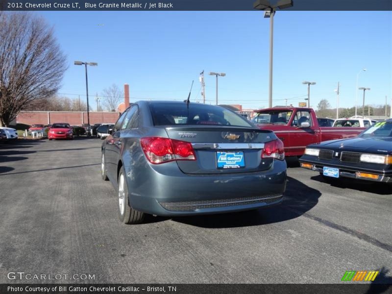Blue Granite Metallic / Jet Black 2012 Chevrolet Cruze LT