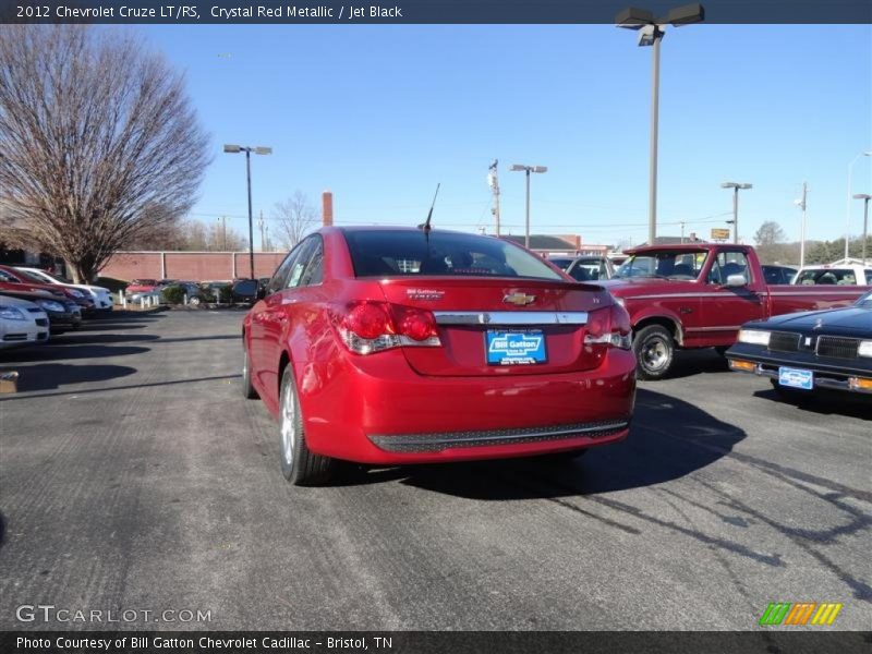 Crystal Red Metallic / Jet Black 2012 Chevrolet Cruze LT/RS