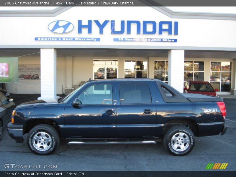 Dark Blue Metallic / Gray/Dark Charcoal 2006 Chevrolet Avalanche LT 4x4