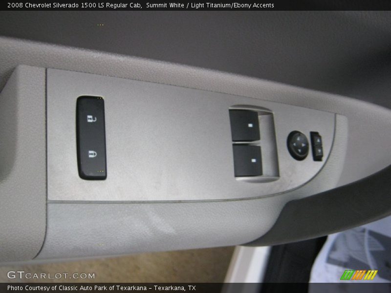 Summit White / Light Titanium/Ebony Accents 2008 Chevrolet Silverado 1500 LS Regular Cab