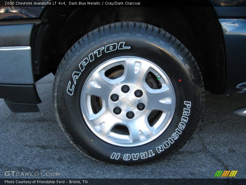 Dark Blue Metallic / Gray/Dark Charcoal 2006 Chevrolet Avalanche LT 4x4