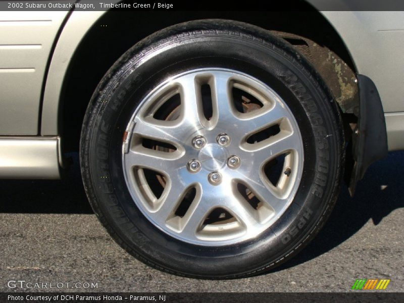 Timberline Green / Beige 2002 Subaru Outback Wagon