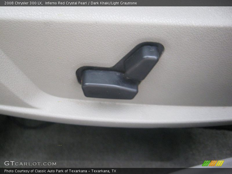 Inferno Red Crystal Pearl / Dark Khaki/Light Graystone 2008 Chrysler 300 LX