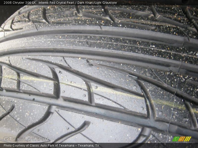 Inferno Red Crystal Pearl / Dark Khaki/Light Graystone 2008 Chrysler 300 LX
