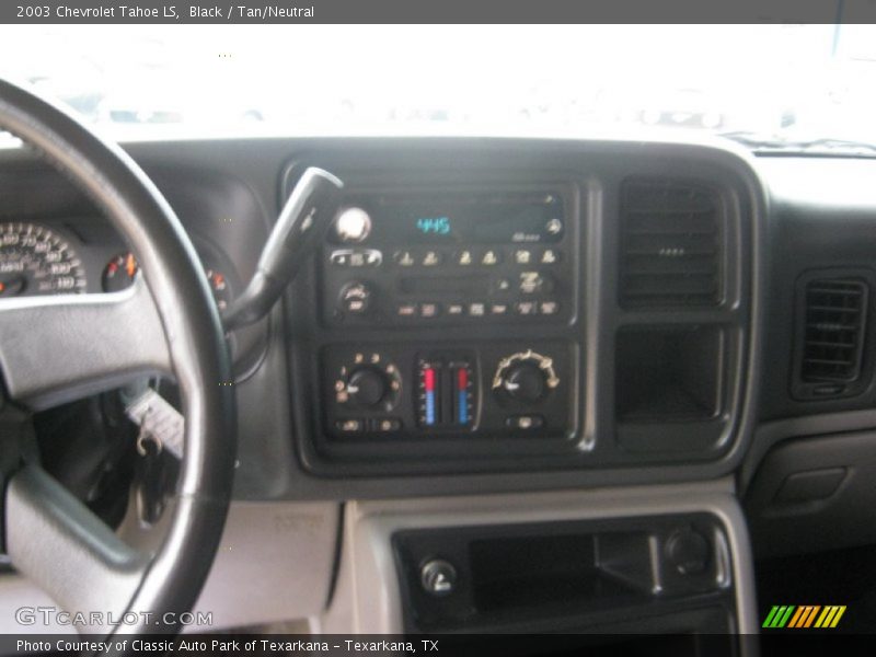 Black / Tan/Neutral 2003 Chevrolet Tahoe LS