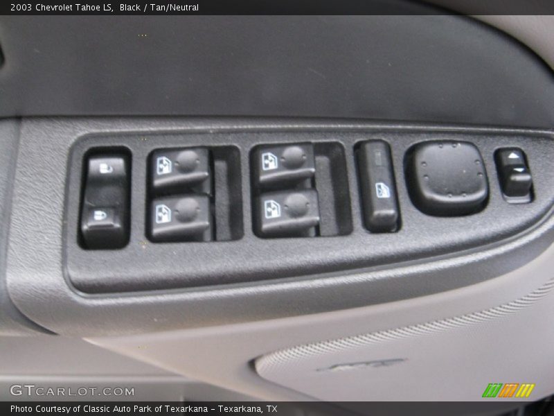 Black / Tan/Neutral 2003 Chevrolet Tahoe LS