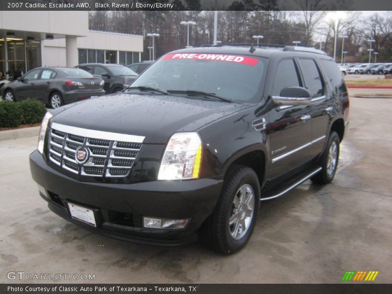 Black Raven / Ebony/Ebony 2007 Cadillac Escalade AWD