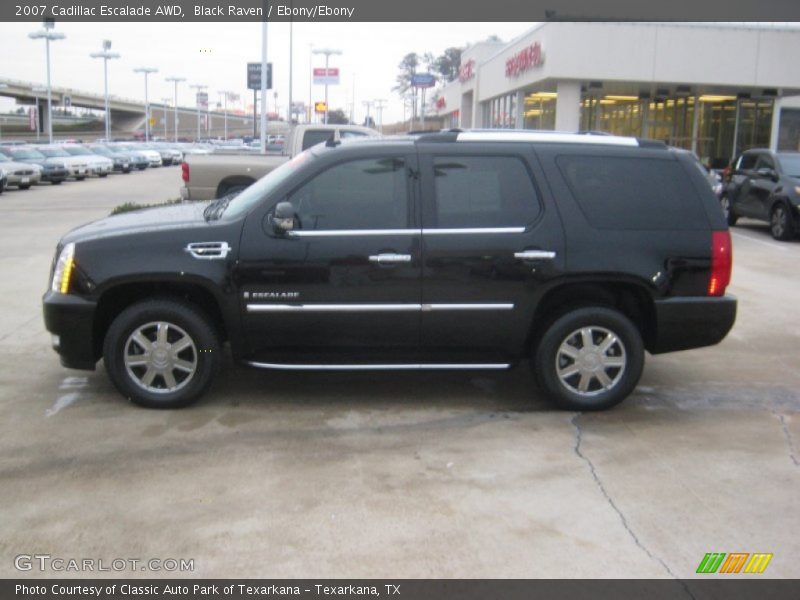 Black Raven / Ebony/Ebony 2007 Cadillac Escalade AWD