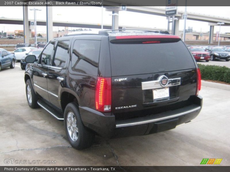 Black Raven / Ebony/Ebony 2007 Cadillac Escalade AWD