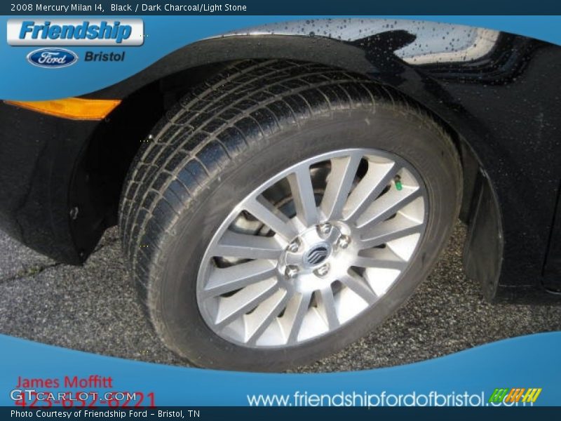 Black / Dark Charcoal/Light Stone 2008 Mercury Milan I4