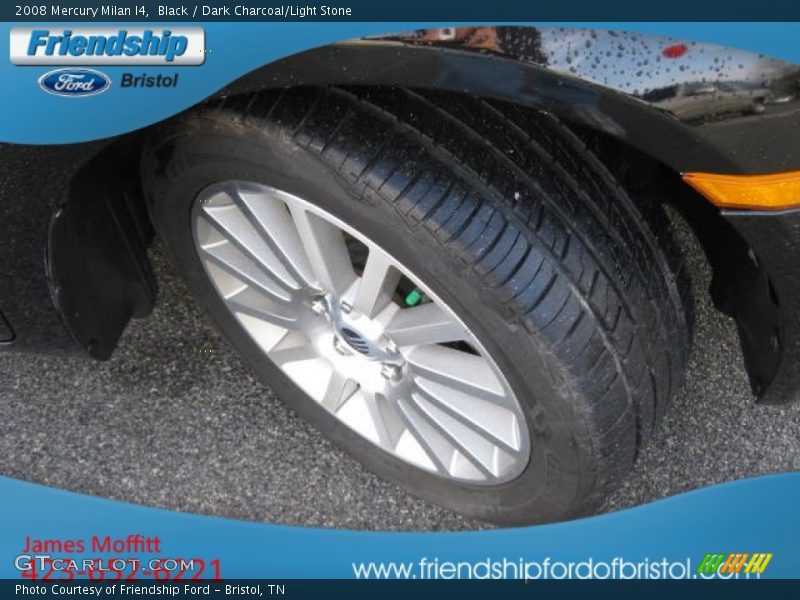 Black / Dark Charcoal/Light Stone 2008 Mercury Milan I4