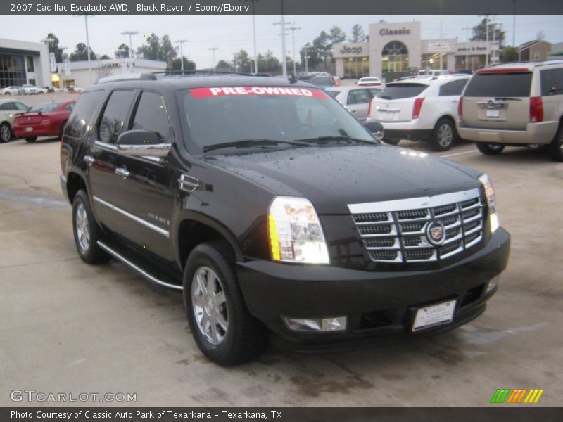 Black Raven / Ebony/Ebony 2007 Cadillac Escalade AWD