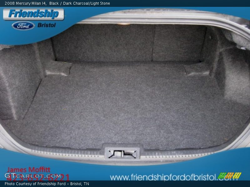 Black / Dark Charcoal/Light Stone 2008 Mercury Milan I4