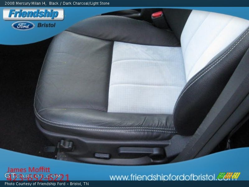 Black / Dark Charcoal/Light Stone 2008 Mercury Milan I4