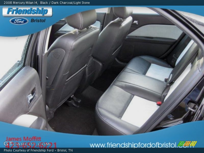 Black / Dark Charcoal/Light Stone 2008 Mercury Milan I4