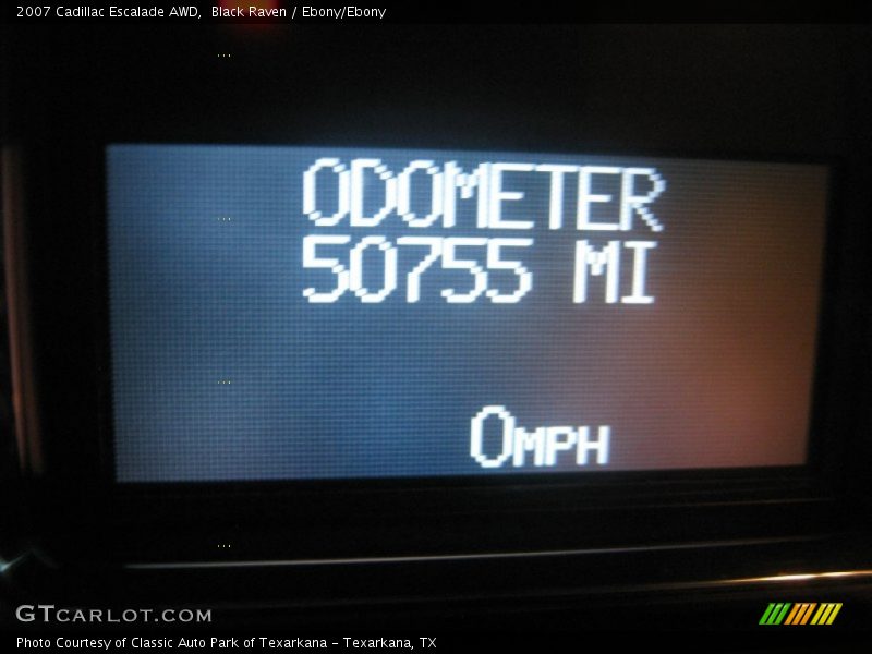 Black Raven / Ebony/Ebony 2007 Cadillac Escalade AWD