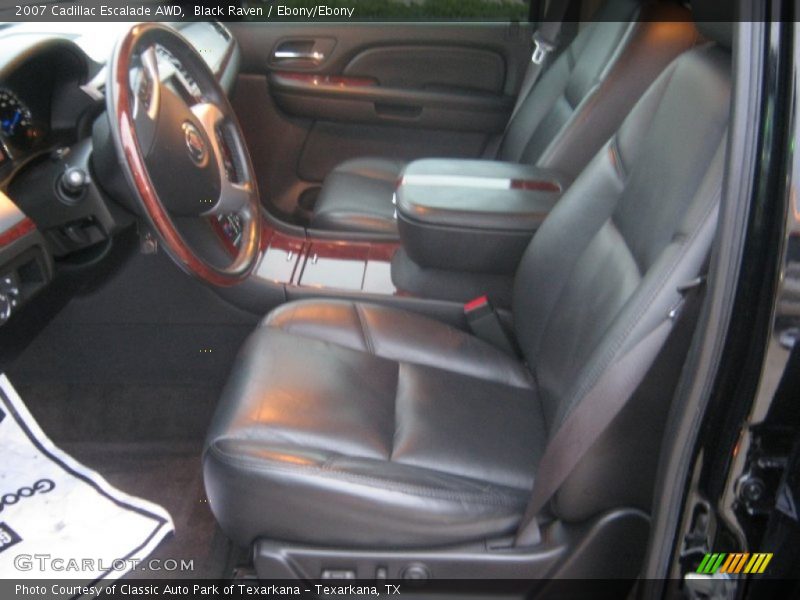 Black Raven / Ebony/Ebony 2007 Cadillac Escalade AWD