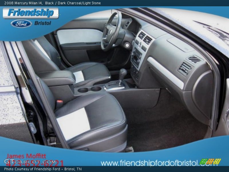 Black / Dark Charcoal/Light Stone 2008 Mercury Milan I4