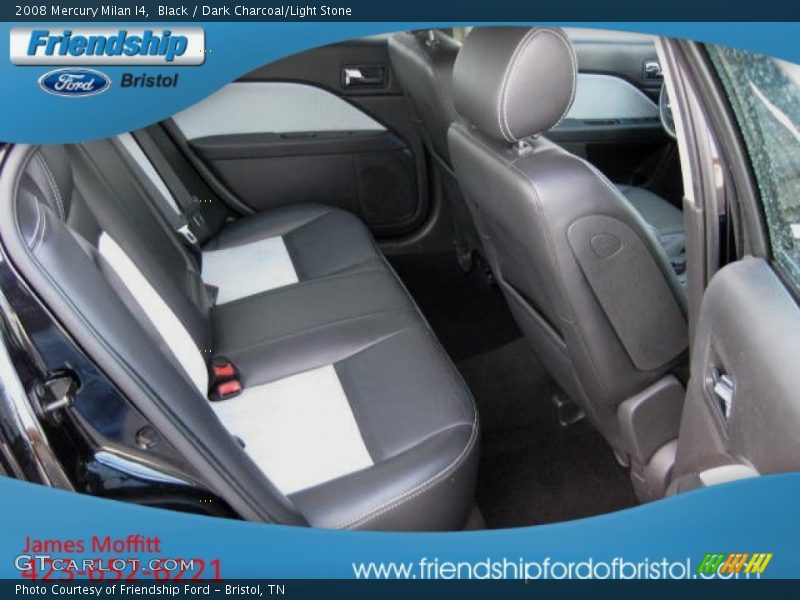 Black / Dark Charcoal/Light Stone 2008 Mercury Milan I4