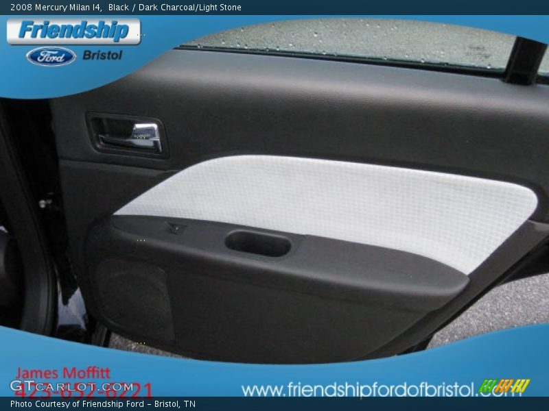 Black / Dark Charcoal/Light Stone 2008 Mercury Milan I4