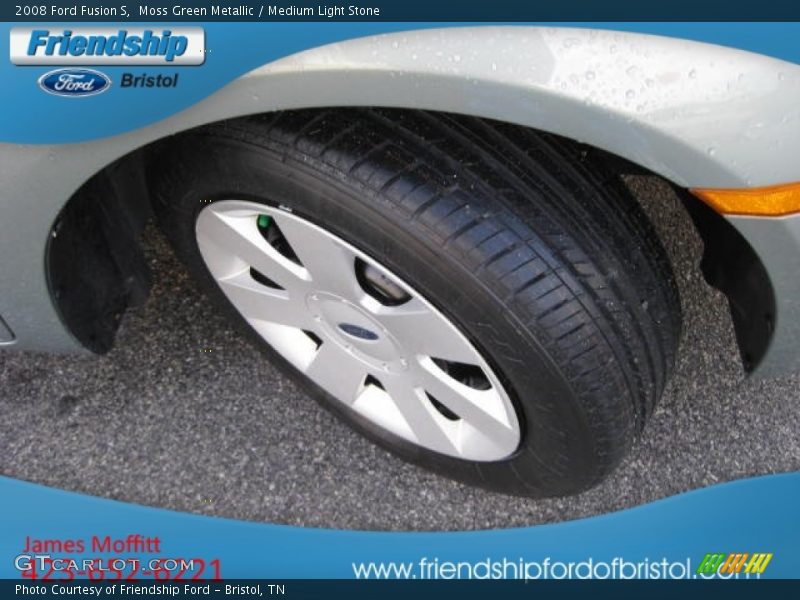 Moss Green Metallic / Medium Light Stone 2008 Ford Fusion S