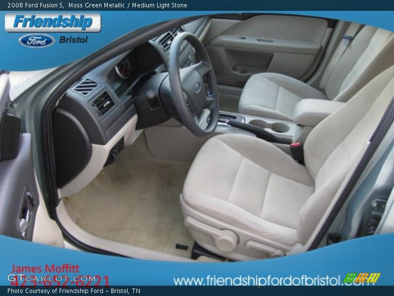 Moss Green Metallic / Medium Light Stone 2008 Ford Fusion S