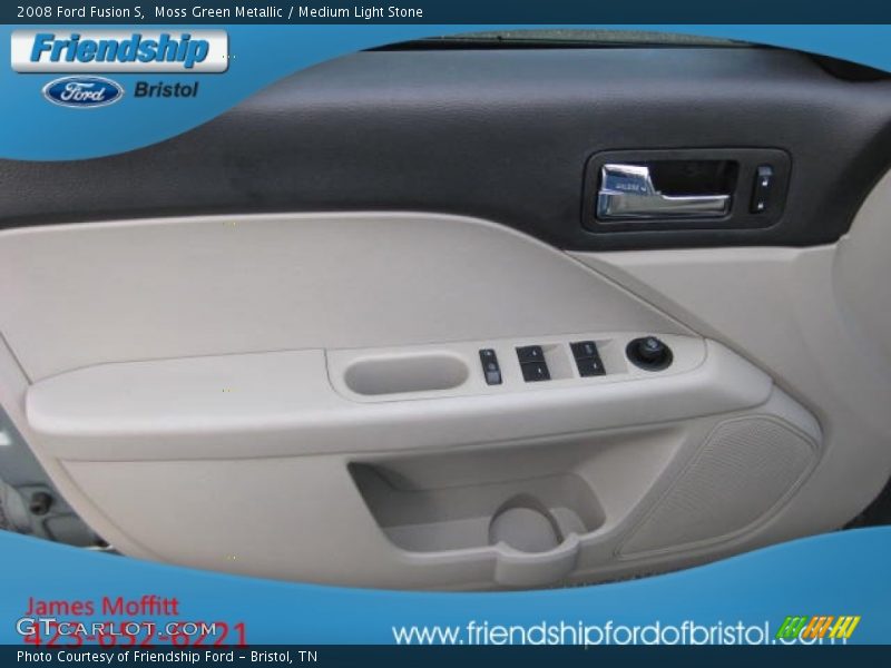 Moss Green Metallic / Medium Light Stone 2008 Ford Fusion S