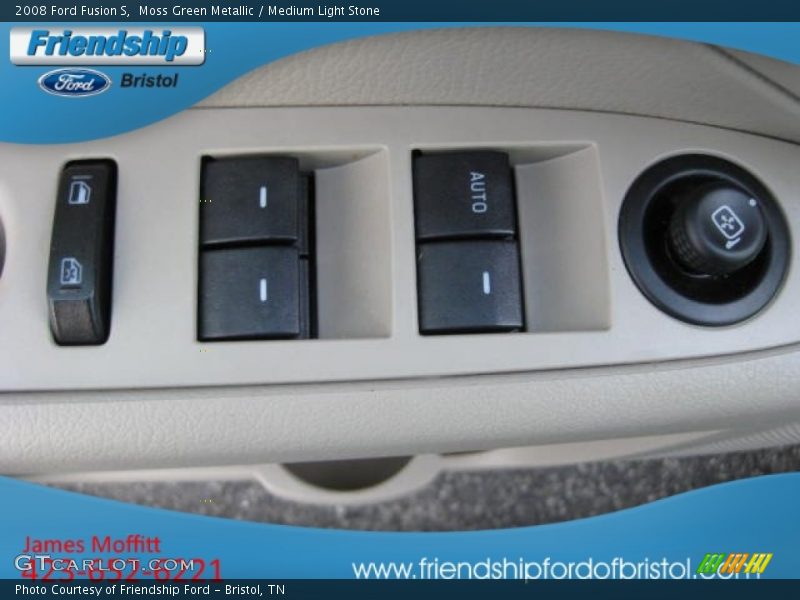 Moss Green Metallic / Medium Light Stone 2008 Ford Fusion S