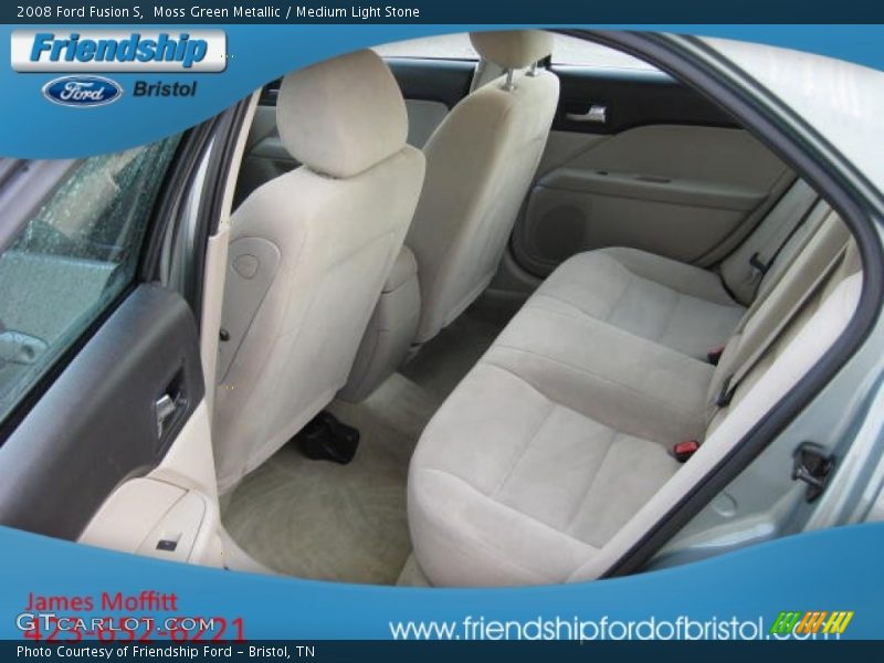 Moss Green Metallic / Medium Light Stone 2008 Ford Fusion S
