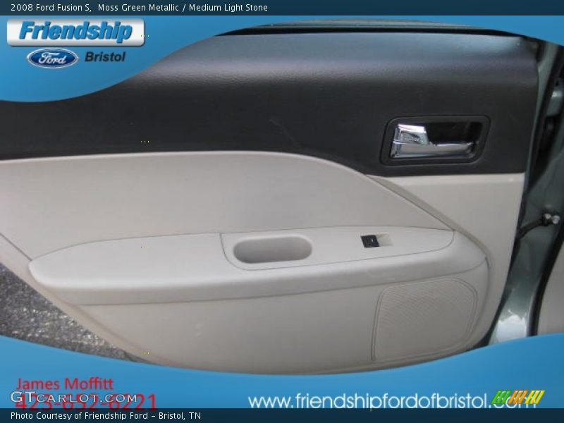 Moss Green Metallic / Medium Light Stone 2008 Ford Fusion S