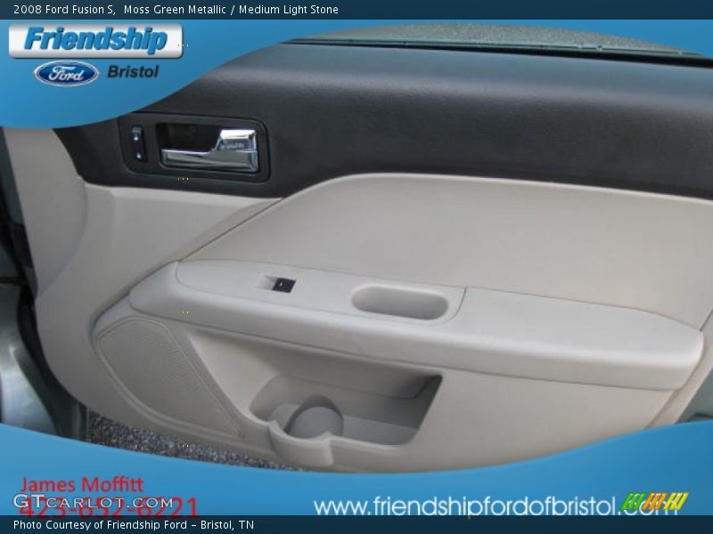 Moss Green Metallic / Medium Light Stone 2008 Ford Fusion S