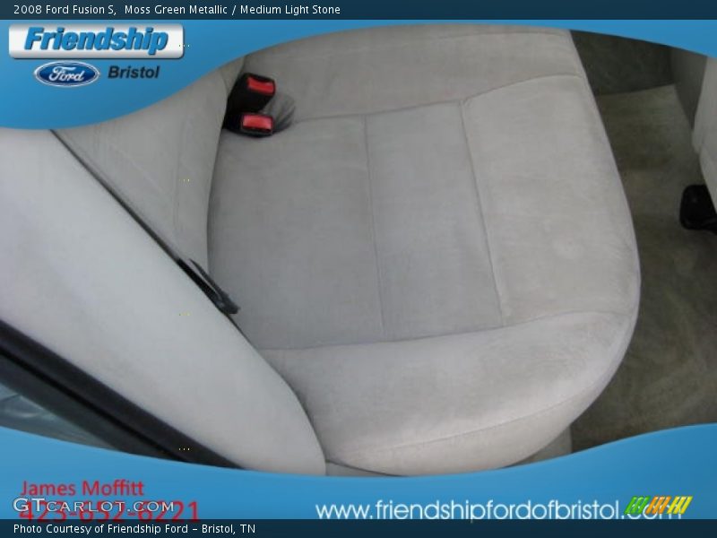 Moss Green Metallic / Medium Light Stone 2008 Ford Fusion S