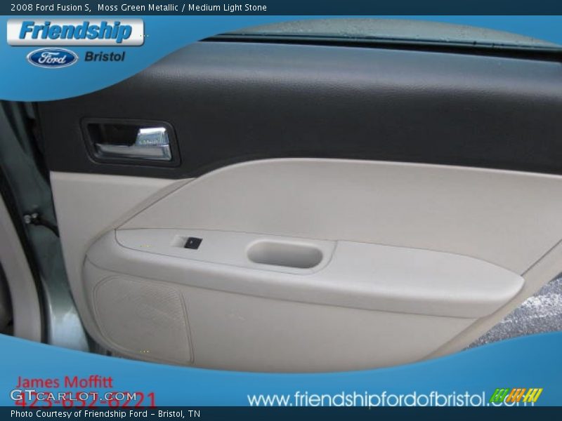 Moss Green Metallic / Medium Light Stone 2008 Ford Fusion S
