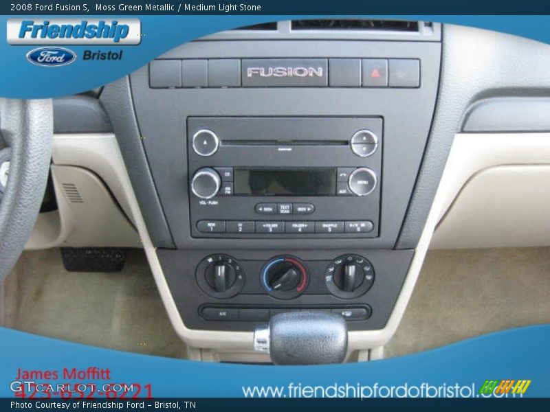 Moss Green Metallic / Medium Light Stone 2008 Ford Fusion S