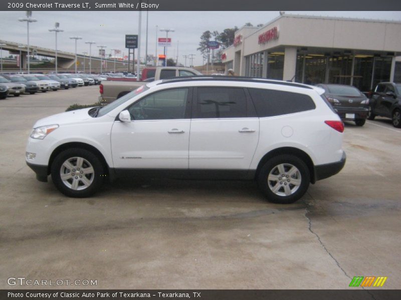 Summit White / Ebony 2009 Chevrolet Traverse LT